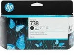 HP 738 DesignJet Druckerpatrone Schwarz, 130 ml, HP DesignJet T850, T950 Drucker,
