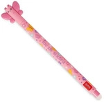 Legami Schmetterlingsf&ouml;rmiger Radierbarer Gelstift, Pink &ndash; Mine s - Schwarz