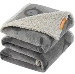 FEANDREA XXL Wasserdichte Hundedecke, Sherpa TPU-Folie Flanell, wasserdicht f&uuml;r