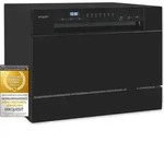 Exquisit Geschirrsp&uuml;ler GSP206-030D schwarz | Sp&uuml;lmaschine 55 cm | Ma&szlig;gedecke: 6