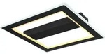Globo Lighting Deckenleuchte Metall schwarz matt, LED - Schwarz