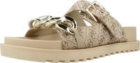 GUESS Damen FATEMA2 Sneaker, Beige/braun, 36 EU