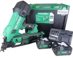 34&deg; HiKoki 18V Akku Nagler Streifennagler 50-90mm 2x5,0 Ah NR1890DBCLW3Z BG-Bau f&uuml;r