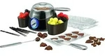 UNOLD 48667 Chocolatier - Schokoladen Fondue, 25 Watt. Schmelztopf inkl. Gie&szlig;formen