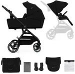 Kinderkraft YOXI 2-in-1 Kinderwagen bis 27 kg - Babywanne & Sportaufsatz -...