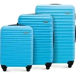 WITTCHEN Reisekoffer 3er Koffer-Set Rollkoffer Trolley Handgep&auml;ck Reisekofferset -