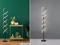Trio - Stehlampe SEQUENCE - Gold - 23x23x150 cm