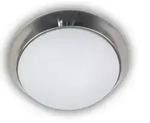 Niermann LED 10W Deckenleuchte Opal matt Glas, Nickel matt, 30cm, warmweiss, ...