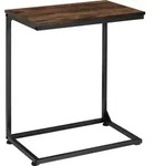 tectake&reg; Beistelltisch Cardiff 55,5x35x67cm - Dunkelbraun