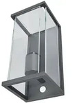 Lucande Au&szlig;enwandleuchte Annalea, 29cm, 1-flg., IP54, Sensor - Schwarz