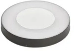 Lucande LED-Au&szlig;endeckenleuchte Sora, rund, Sensor, IP54 - Silber/Grau