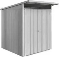 Gartenhaus biohort AvantGarde Eco A1 Doppelt&uuml;r 180 x 220 cm silber-metallic
