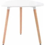 CLP K&uuml;chentisch Abenra wei&szlig; Gr&ouml;&szlig;e 80 cm Gr&ouml;&szlig;e 80 cm - Wei&szlig;