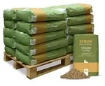 STROY Strohgranulat Einstreu 15kg x 20 Sack 300kg Palette