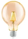 Eglo LED Leuchtmittel G95 E27 Globeform 4 W warmwei&szlig; amber