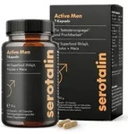 serotalin Active Men T-Kapseln f&uuml;r aktive M&auml;nner | Maca hochdosiert, Zink1 &
