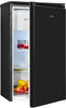 Exquisit KS117-3-010E Kühlschrank, 48 cm breit, 82L, LED-Beleuchtung, schwarz