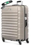 KESSER&reg; Reisekoffer Hartschalen Koffer mit Zahlenschloss, Waage +...