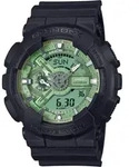 Casio G-Shock GA-110CD-1A3, Wasserfest - Schwarz/Gr&uuml;n
