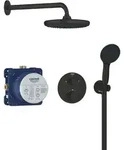 GROHE Precision Duschsystem, Unterputz, mit Vitalio Start 250, rund - Schwarz