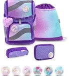 Belmil Smarty ergonomisches Schulranzen Set 5-teilig "Wonder 2" mit Brustgurt,