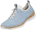 Slipper/Kletthalbschuh Freizeit (casual) N4285-10 - Blau - 36