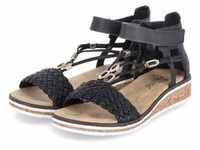 Rieker Damen Keil-Sandale schwarz