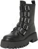 Steve Madden Out-Reach Blk Action Leather
