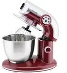 H.Koenig KM80 K&uuml;chenmaschine / 5 L Sch&uuml;ssel aus Edelstahl / bis zu 2kg Teig / 3