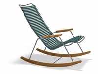 Houe CLICK Rocking Chair mit Bamubsarmlehnen Pine green