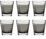 LEONARDO Vario, Grau, Glas, 6 St&uuml;ck(e), Rund, 250 ml, 83 mm - Grau