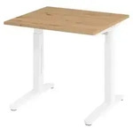 b&uuml;m&ouml; Schreibtisch Serie-XB - Nachbildung: Asteiche, Gr&ouml;&szlig;e: 80 x 80 cm,...