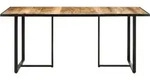 vidaXL Esstisch 180 cm Raues Mangoholz - Braun