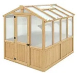Westmann Holz Gew&auml;chshaus Paul Braun 238x204x236 cm - Braun