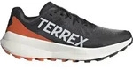 adidas Terrex Agravic Speed Trail Core Black Grey Impact Orange - EU 39 1/3 - Schwarz