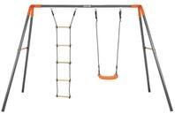 KETTLER Doppelschaukel COMBI Grau/Orange