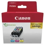 Canon CLI-521 C/M/Y Multipack, Cyan, Magenta, Gelb, 3 St&uuml;ck(e), Multipack