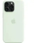 Apple iPhone 15 Pro Max Silikon Case mit MagSafe &ndash; Blassmint, Cover, iPhone 15 Pro