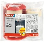 tesa Easy Cover ECONOMY Folie mit Malerband und Abroller - 2 x 20 m x 55 cm - Beige
