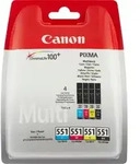 Canon CLI-551 C/M/Y/BK Multipack, Schwarz, Cyan, Magenta, Gelb, 1 St&uuml;ck(e),