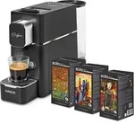 Polti Coffea S15B, Pod-Kaffeemaschine, 0,85 l, Kaffeepad, 1400 W, Schwarz, Silber -