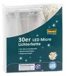 Idena LED Micro Lichterkette Timer Funktion, batteriebetrieben 30 LED / 3,20 m