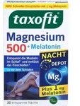 Taxofit Magnesium 500 Nacht + Melatonin Tabletten, 30 St. Tabletten