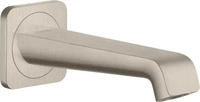 HansGrohe 36425820, hansgrohe Wanneneinlauf Axor Citterio E Ausladung 181mm, brushed