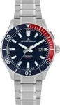 Jacques Lemans 1-2131E Hybromatic Herrenuhr 42mm 10ATM - Silber