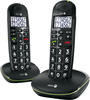 Doro Phone EASY 110 DUO Strahlungsarmes Schnurlostelefon, Rufnummernanzeige,