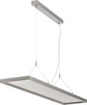 Arcchio LED-Pendelleuchte Dorean, silber, Metall, 120cm