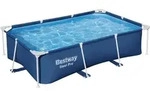 Bestway&reg; Steel Pro&trade; Frame Pool ohne Pumpe 259 x 170 x 61 cm, dunkelblau, eckig -