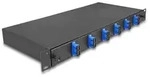 DeLOCK 19&prime;&prime; LWL Splei&szlig;box 6 x SC Duplex OS2 1HE komplett best&uuml;ckt, SC, OS2,