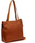 The Chesterfield Brand Leder Shopper Nola Cognac - Braun